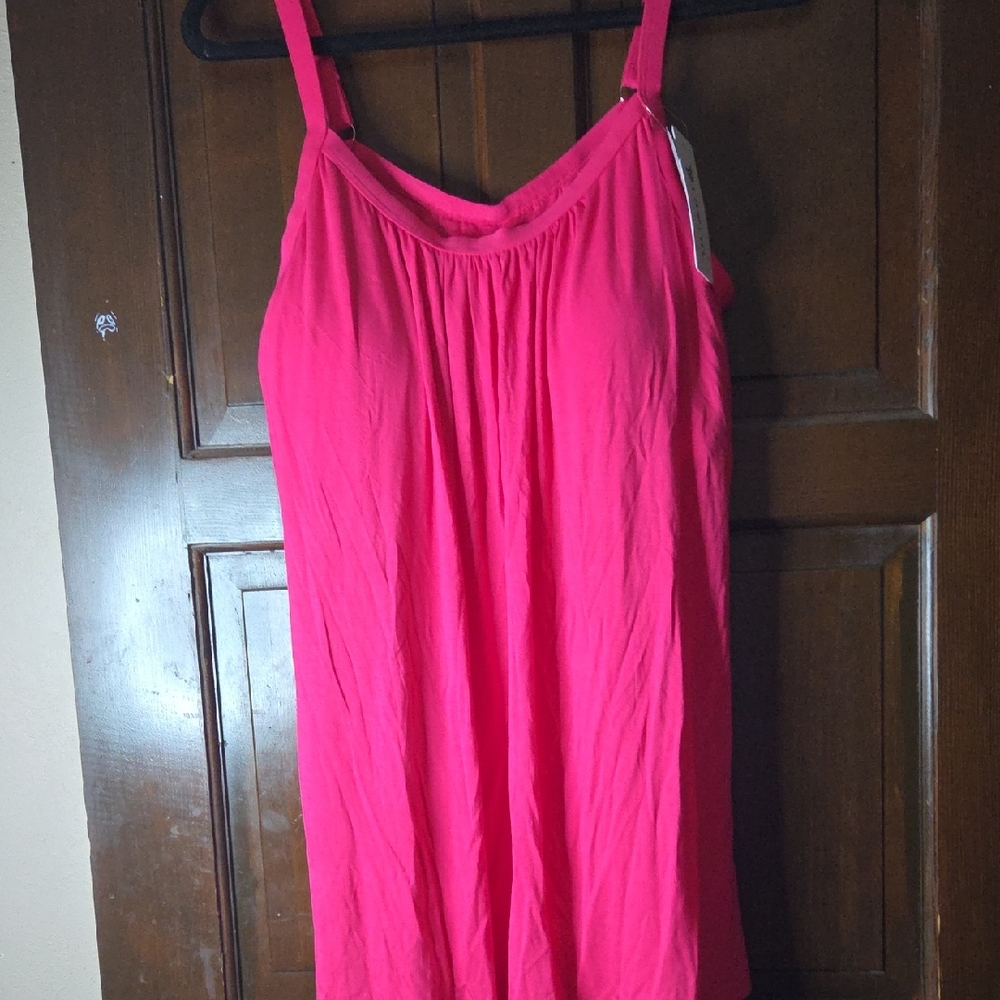 Vibrant Pink Sleeveless Dress